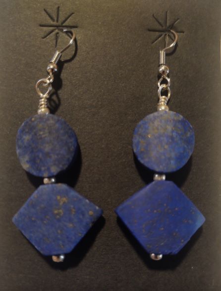 Lapis Lazuli on Waxed Linen Set