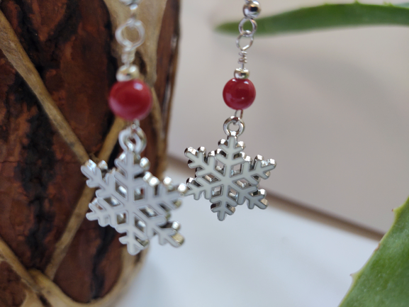 Christmas Snowflake Earrings